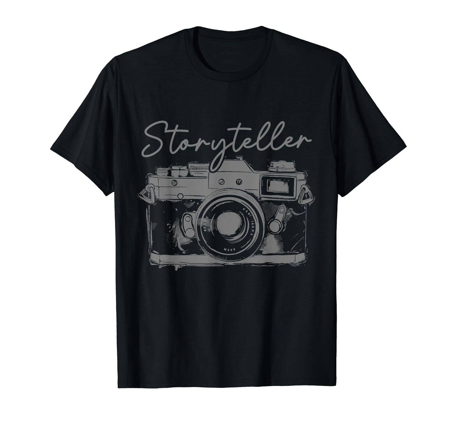 Photographer Storyteller Camera T-Shirt - Casual Everyday Wear Men Women - T-Shirt, Sweatshirt, Hoodie