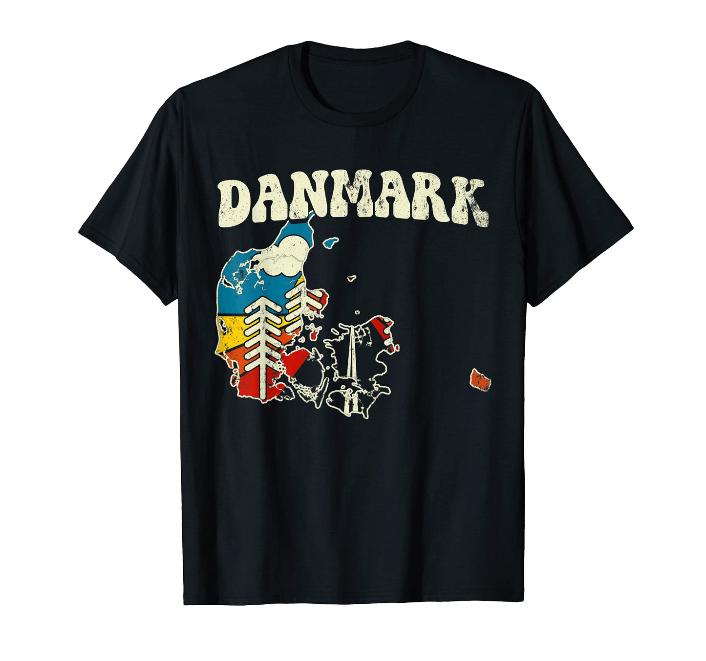 Denmark Danish Country Rainbow Danmark T-Shirt - Aesthetic Graphic Unisex - T-Shirt, Sweatshirt, Hoodie