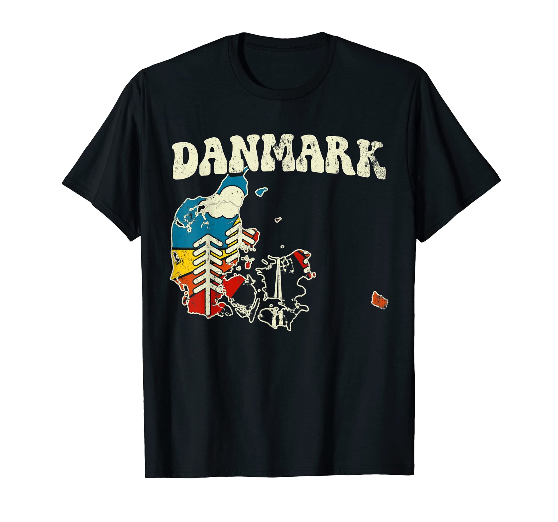 Denmark Danish Country Rainbow Danmark T-Shirt - Aesthetic Graphic Unisex - T-Shirt, Sweatshirt, Hoodie