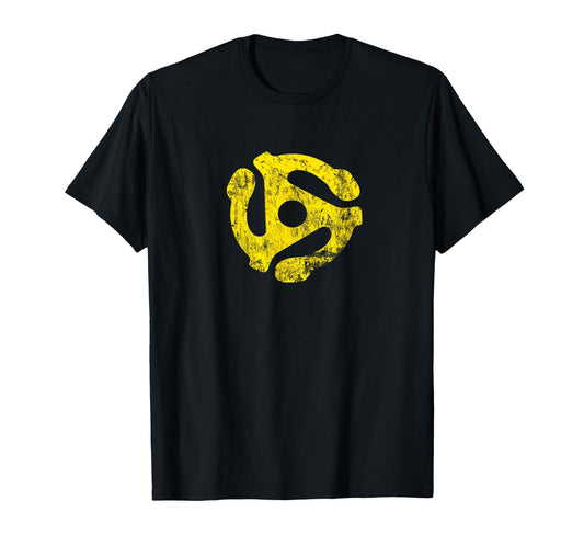 45 Rpm Record Adapter T-Shirt - Casual Everyday Wear for Adults - T-Shirt, Sweatshirt, Hoodie