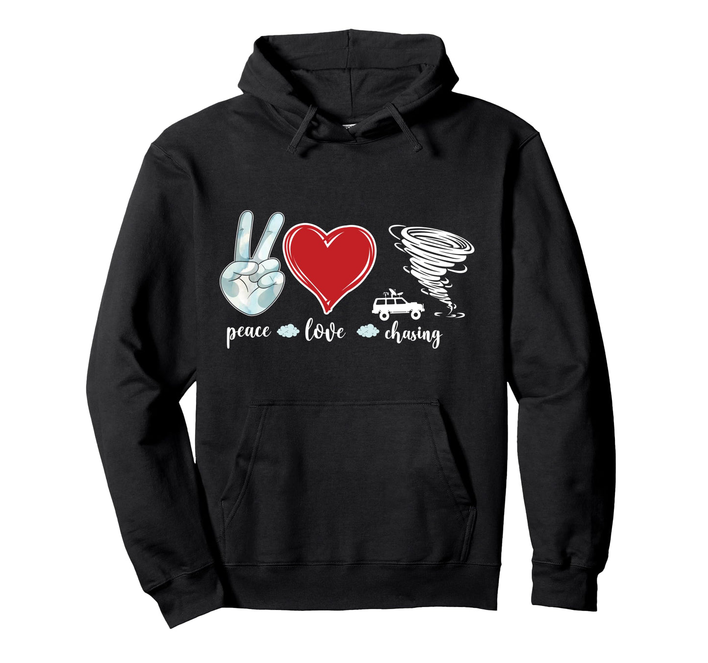 Storm Chaser Hurricane Meteorology Hoodie - Trendy Graphic Men Women - T-Shirt, Sweatshirt, Hoodie