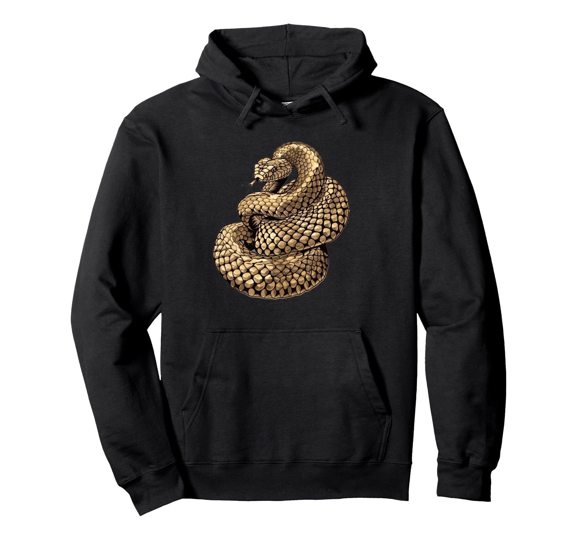 Western Diamondback Rattlesnake Sci Fi Hoodie - Aesthetic Graphic Men Women - T-Shirt, Sweatshirt, Hoodie