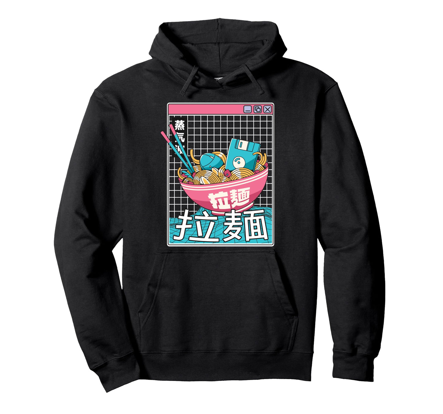 Ramen Noodles Bowl Kawaii Weirdcore Hoodie - Streetwear Style Men Women - T-Shirt, Sweatshirt, Hoodie