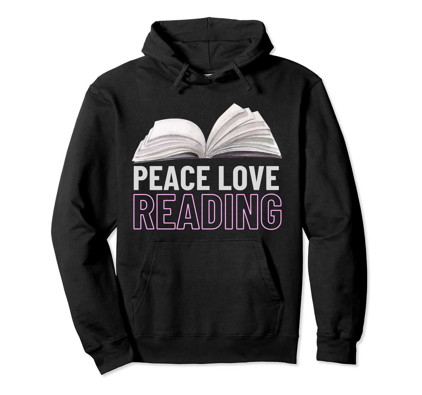 Book Reading Book Lover Reading Teacher Hoodie - Trendy Graphic for Adults - T-Shirt, Sweatshirt, Hoodie