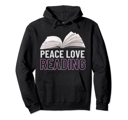 Book Reading Book Lover Reading Teacher Hoodie - Trendy Graphic for Adults - T-Shirt, Sweatshirt, Hoodie
