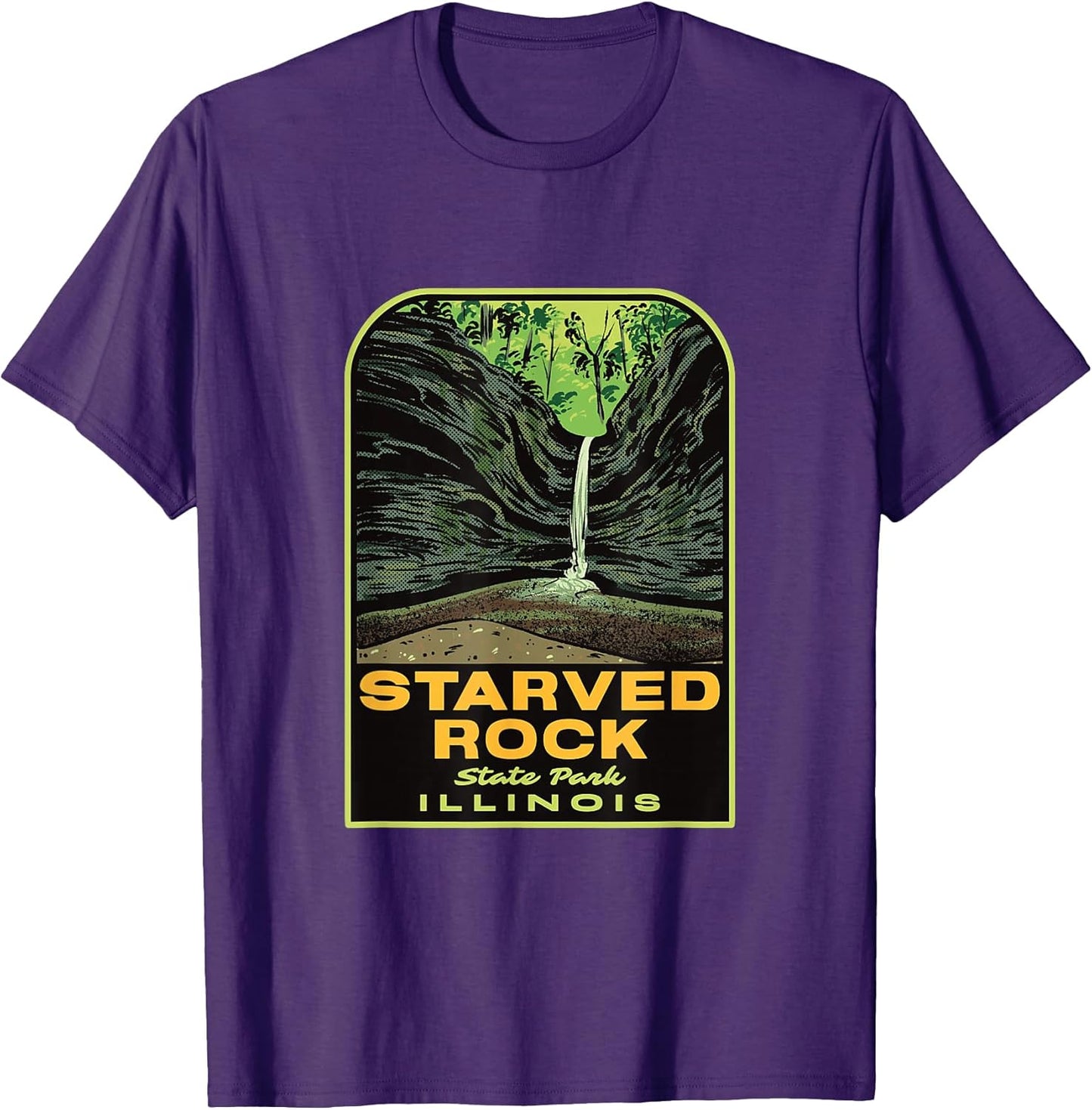 Starved Rock State Park Merch - Adult & Kids T-Shirts, Sweatshirts & Hoodies apparel design preview 1