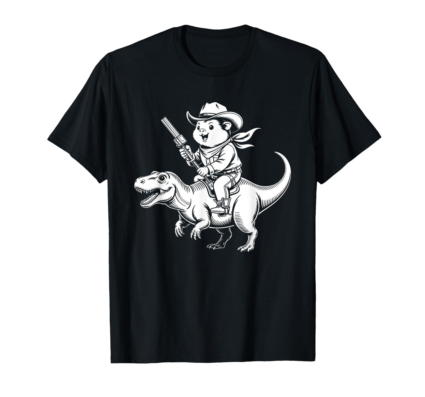Guinea Pig Cowboy Dinosaur Accessoires T-Shirt - Aesthetic Graphic Unisex - T-Shirt, Sweatshirt, Hoodie