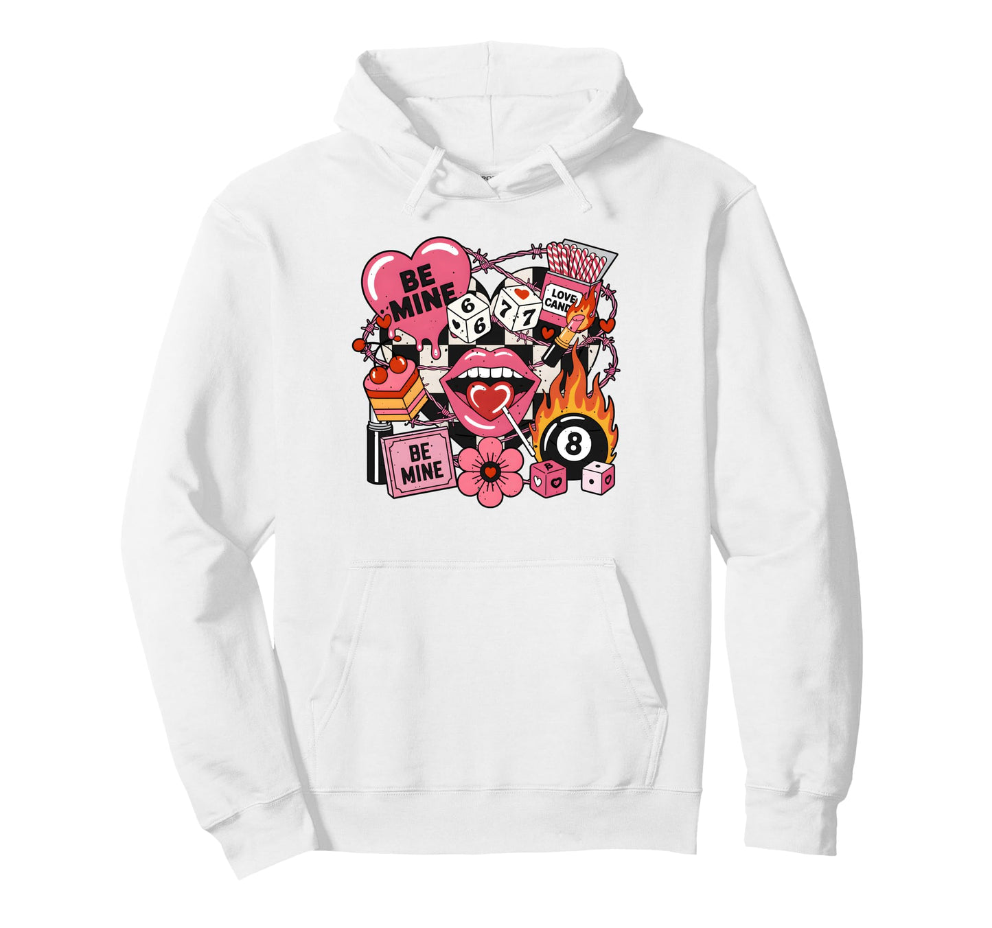 Western Valentines Collage Cowgirl Hoodie - Unique Graphic Unisex - T-Shirt, Sweatshirt, Hoodie