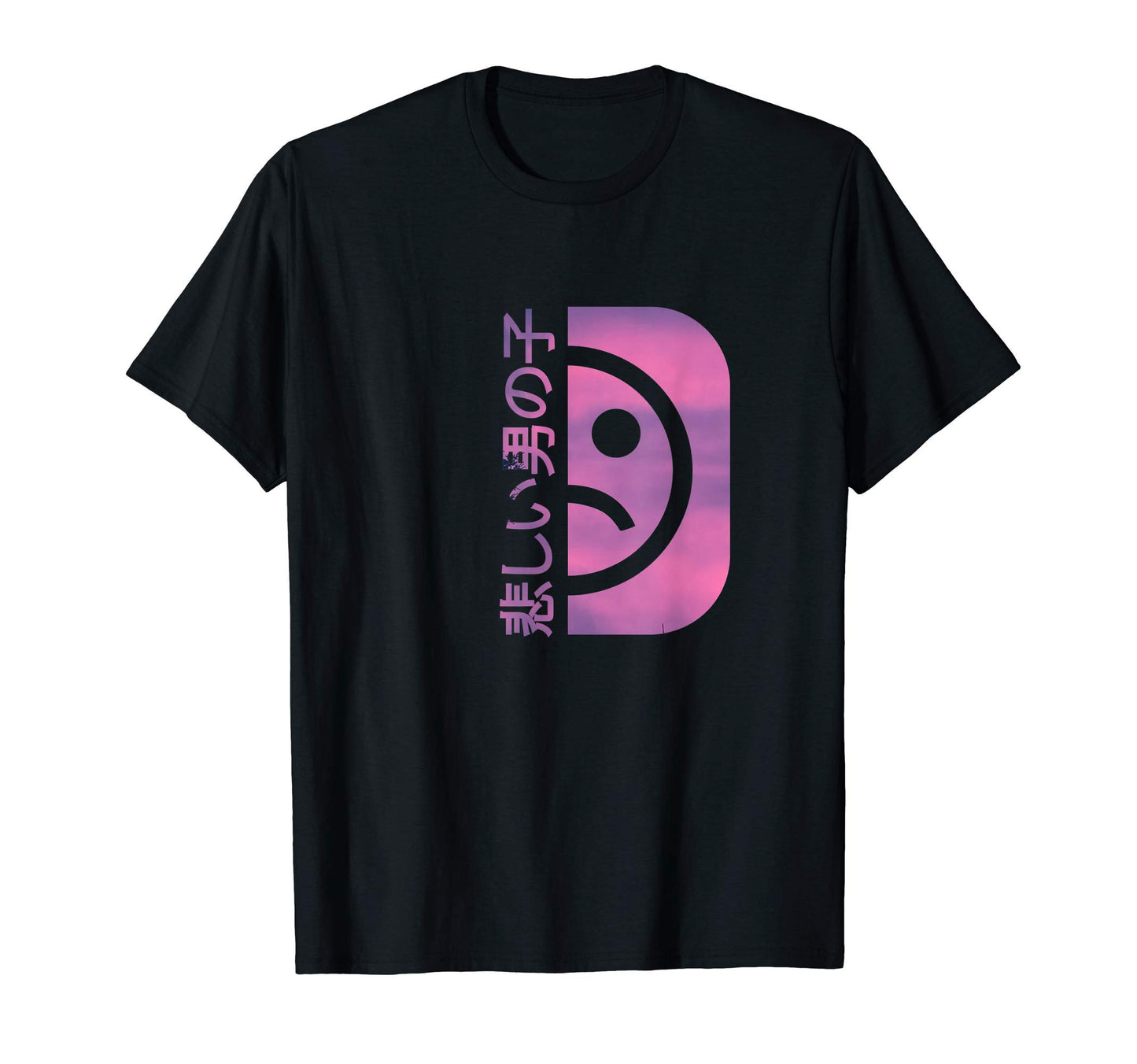 Vaporwave Edgy Aesthetic Japanese Sad T-Shirt - Novelty Apparel for Adults - T-Shirt, Sweatshirt, Hoodie