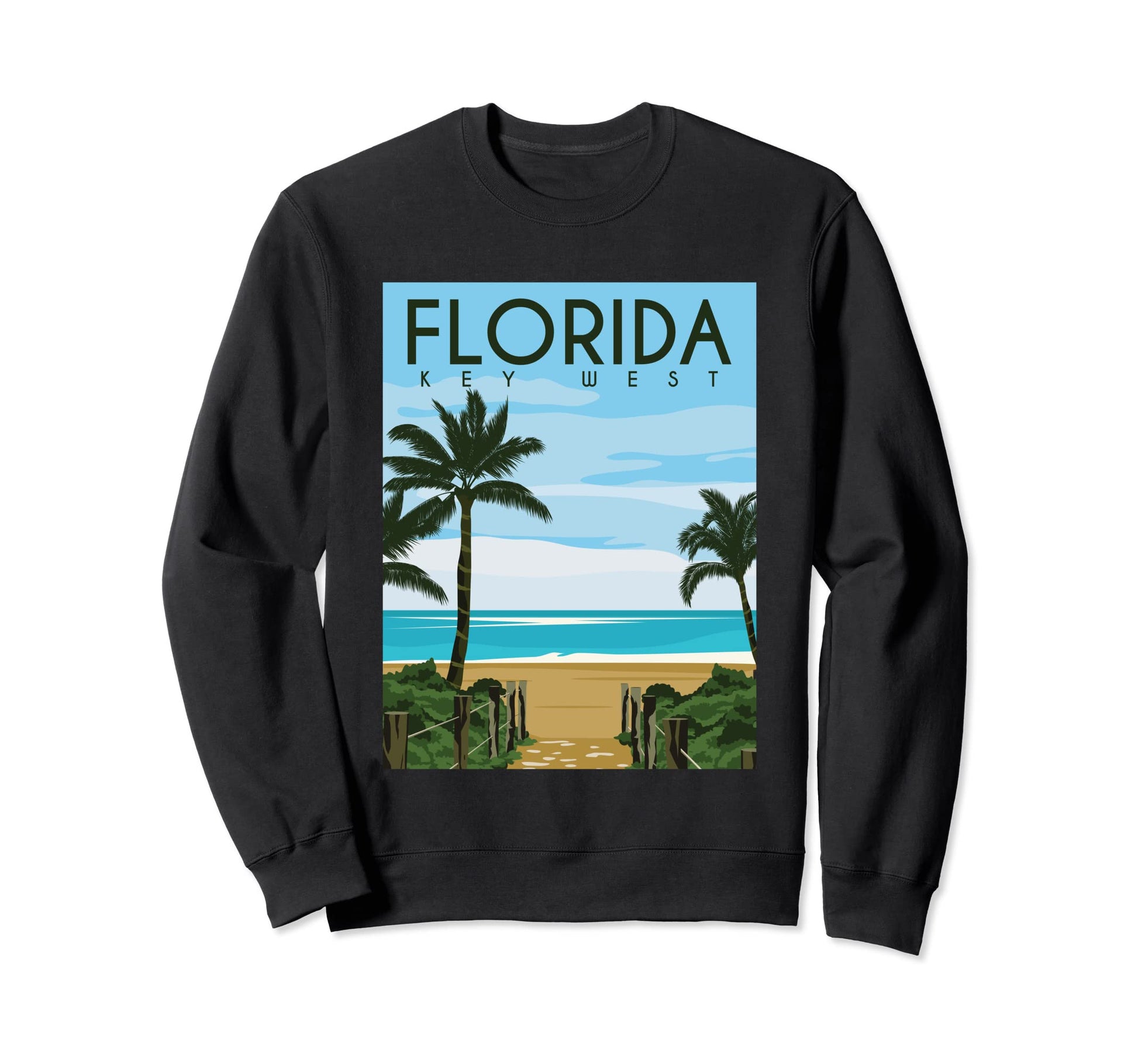 Florida Key West Sweatshirt - Trendy Graphic Men Women - T-Shirt, Sweatshirt, Hoodie