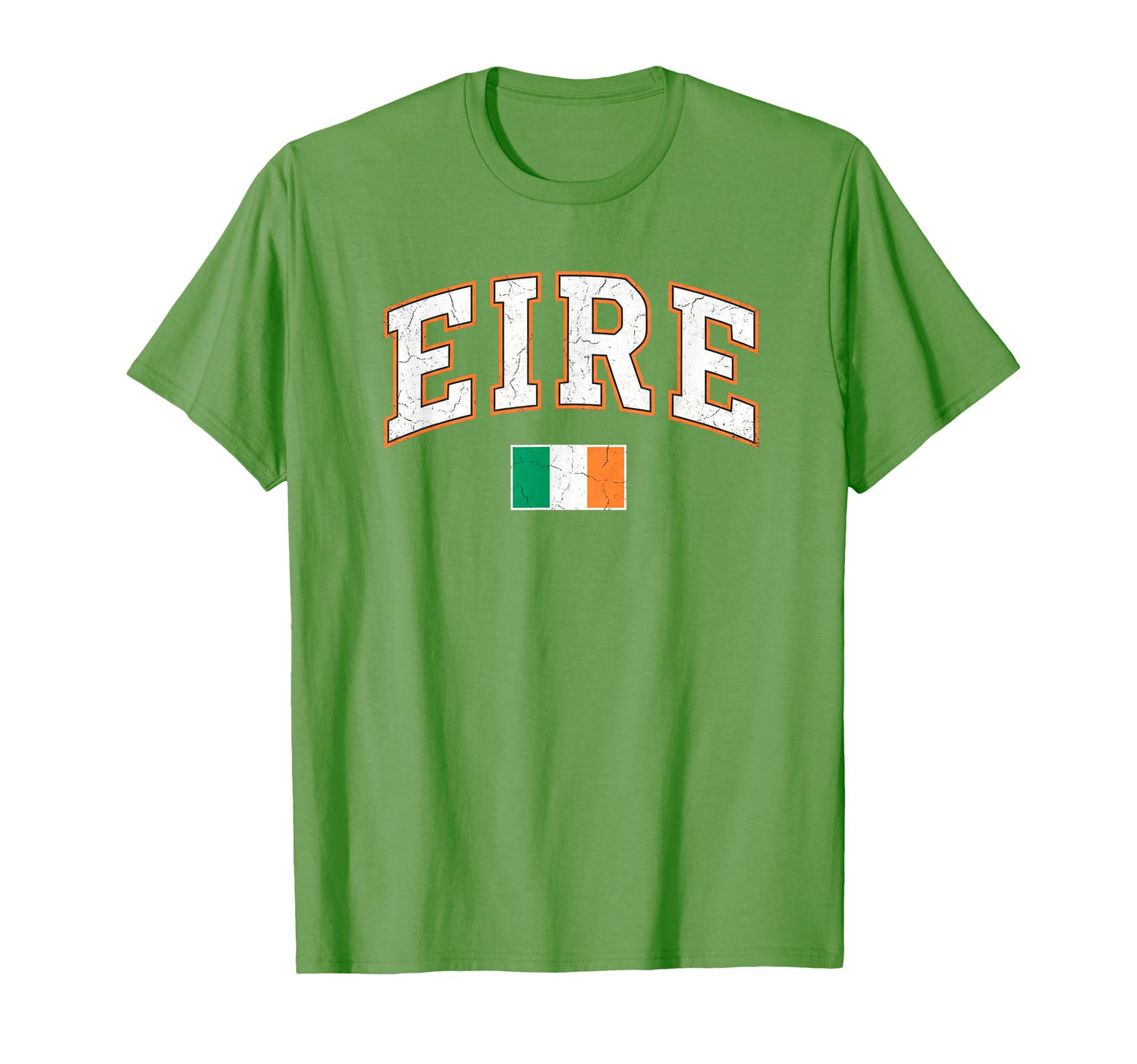 Eire Ireland Flag Typography Souvenir T-Shirt - Unique Graphic for Adults - T-Shirt, Sweatshirt, Hoodie