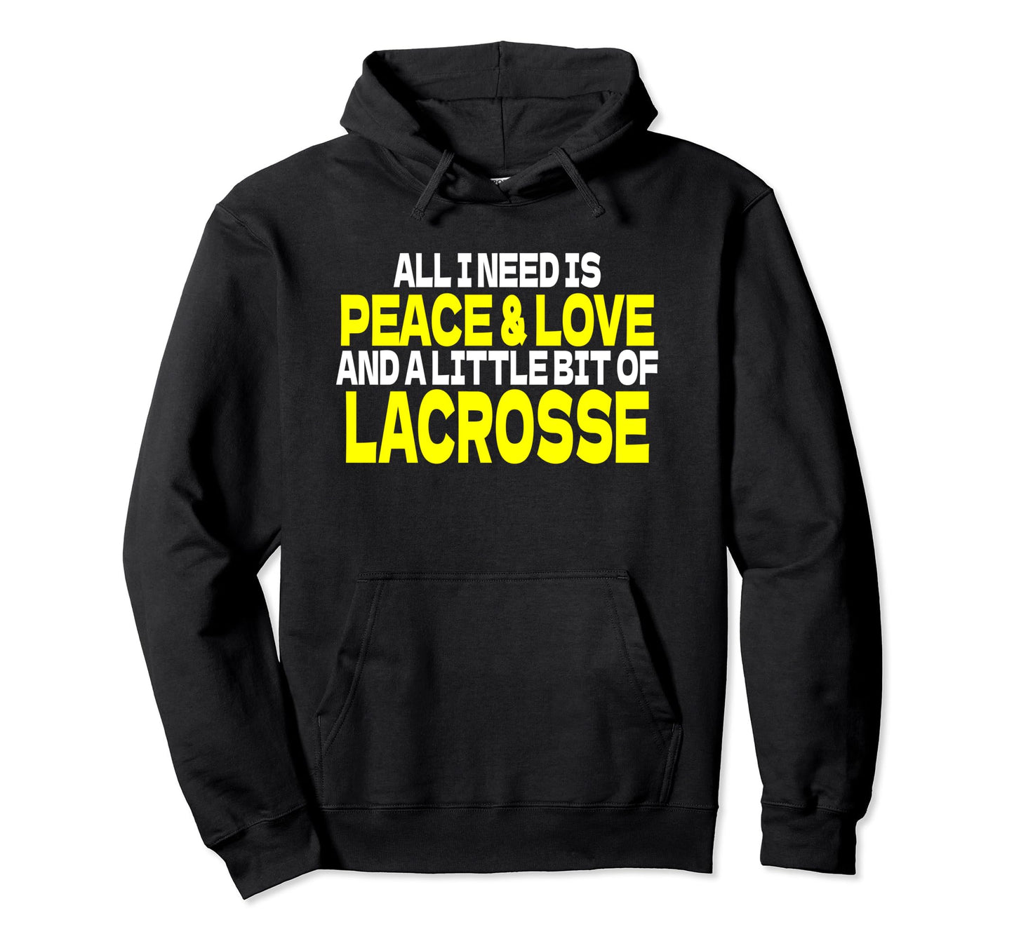 Dear Lacrosse Players Peace Peace Love Hoodie - Trendy Graphic Men Women - T-Shirt, Sweatshirt, Hoodie