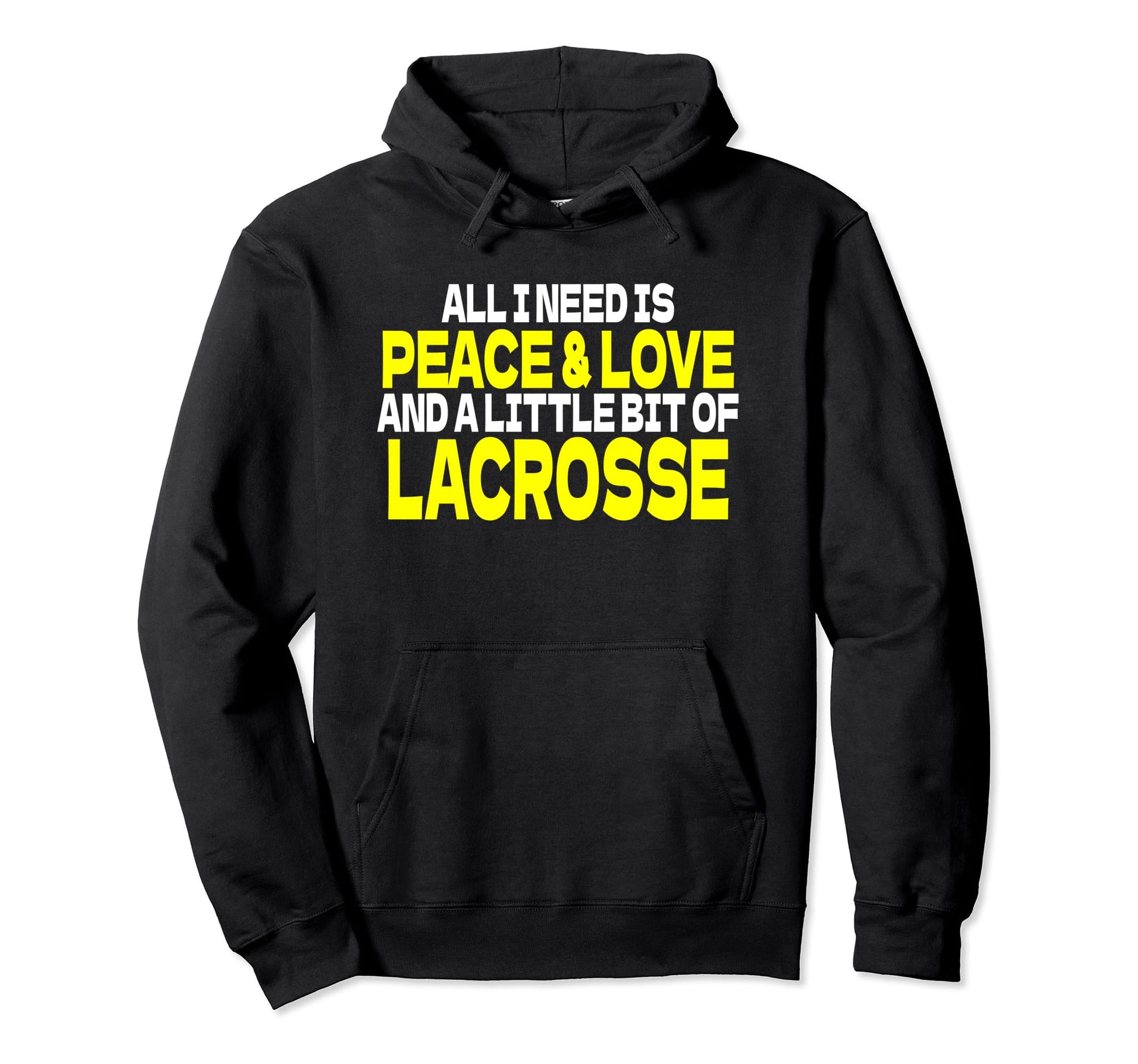 Dear Lacrosse Players Peace Peace Love Hoodie - Trendy Graphic Men Women - T-Shirt, Sweatshirt, Hoodie