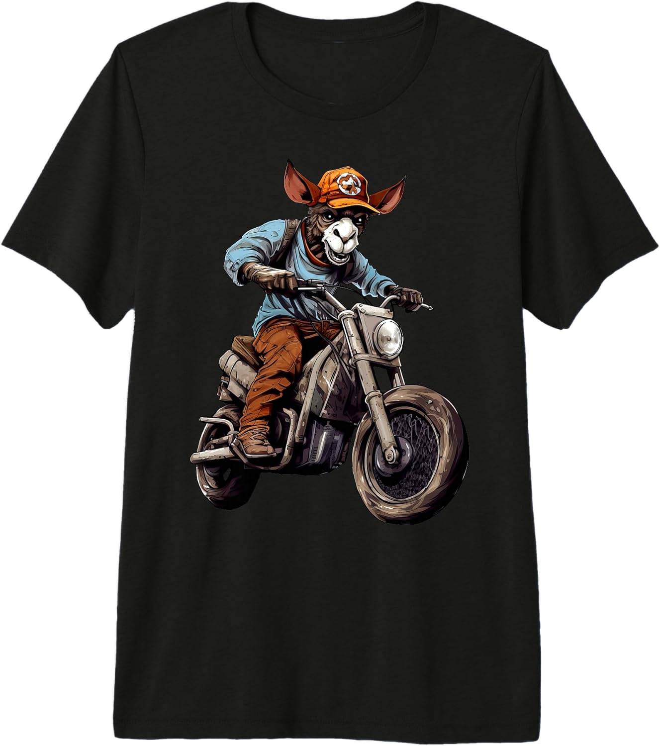 Motorbike Animals - Adult & Kids T-Shirts, Sweatshirts & Hoodies apparel design preview 1