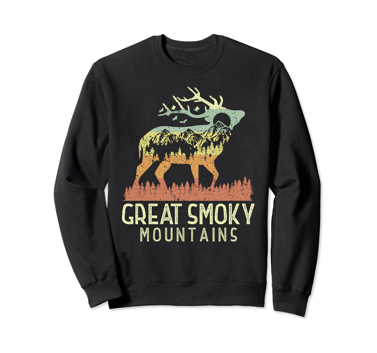 Great Smoky Mountains National Sweatshirt - Minimalist Print for Adults - T-Shirt, Sweatshirt, Hoodie