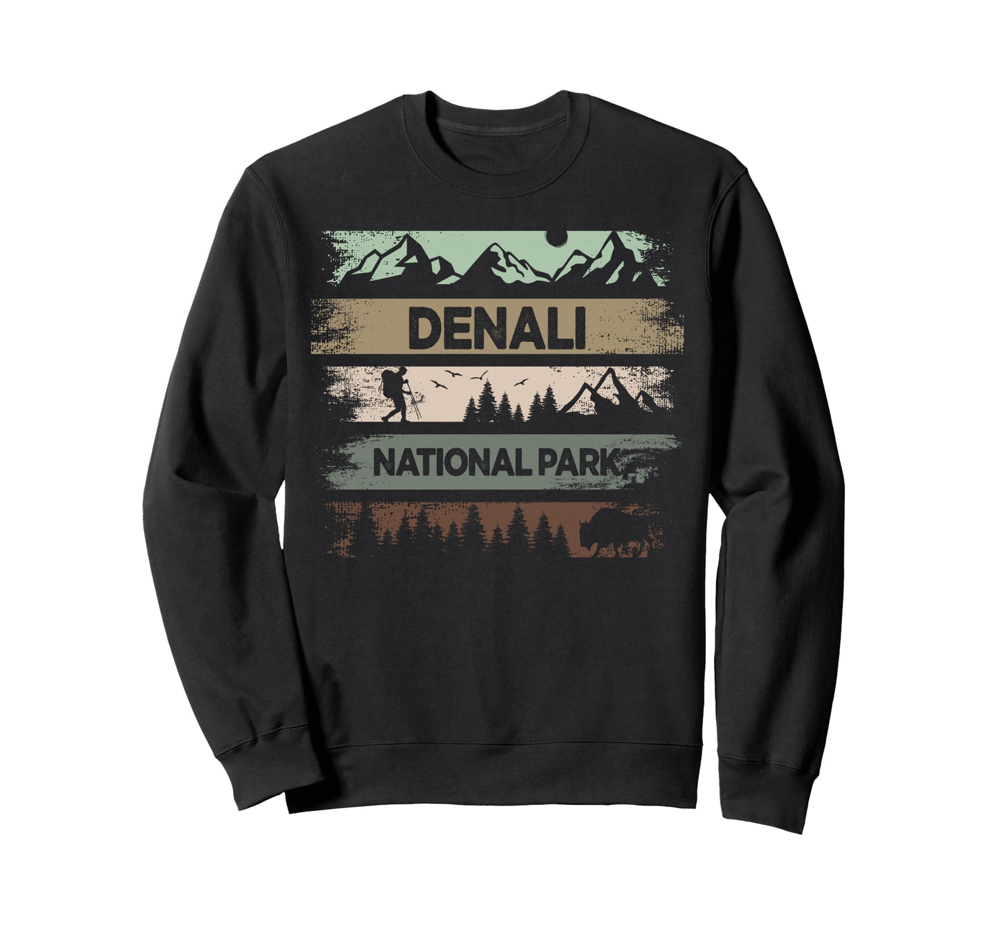 Denali National Park Us Denali Sweatshirt - Minimalist Print Unisex - T-Shirt, Sweatshirt, Hoodie