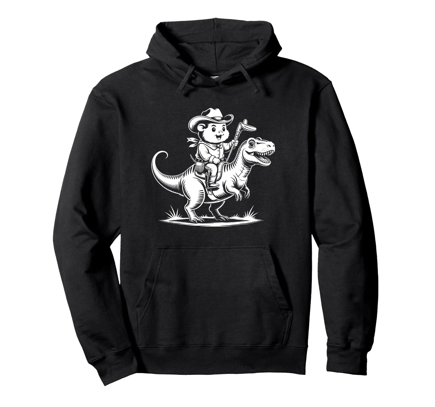 Guinea Pig Cowboy Dinosaur Accessoires Hoodie - Streetwear Style Unisex - T-Shirt, Sweatshirt, Hoodie