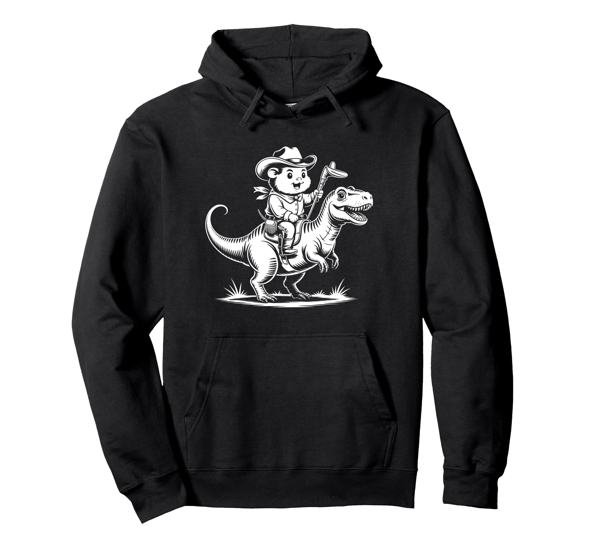 Guinea Pig Cowboy Dinosaur Accessoires Hoodie - Streetwear Style Unisex - T-Shirt, Sweatshirt, Hoodie