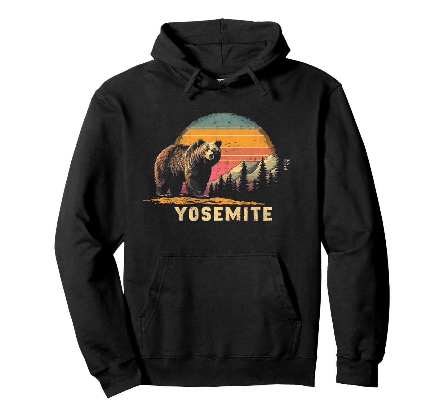 Yosemite Us National Park Hoodie - Unique Graphic for Adults - T-Shirt, Sweatshirt, Hoodie
