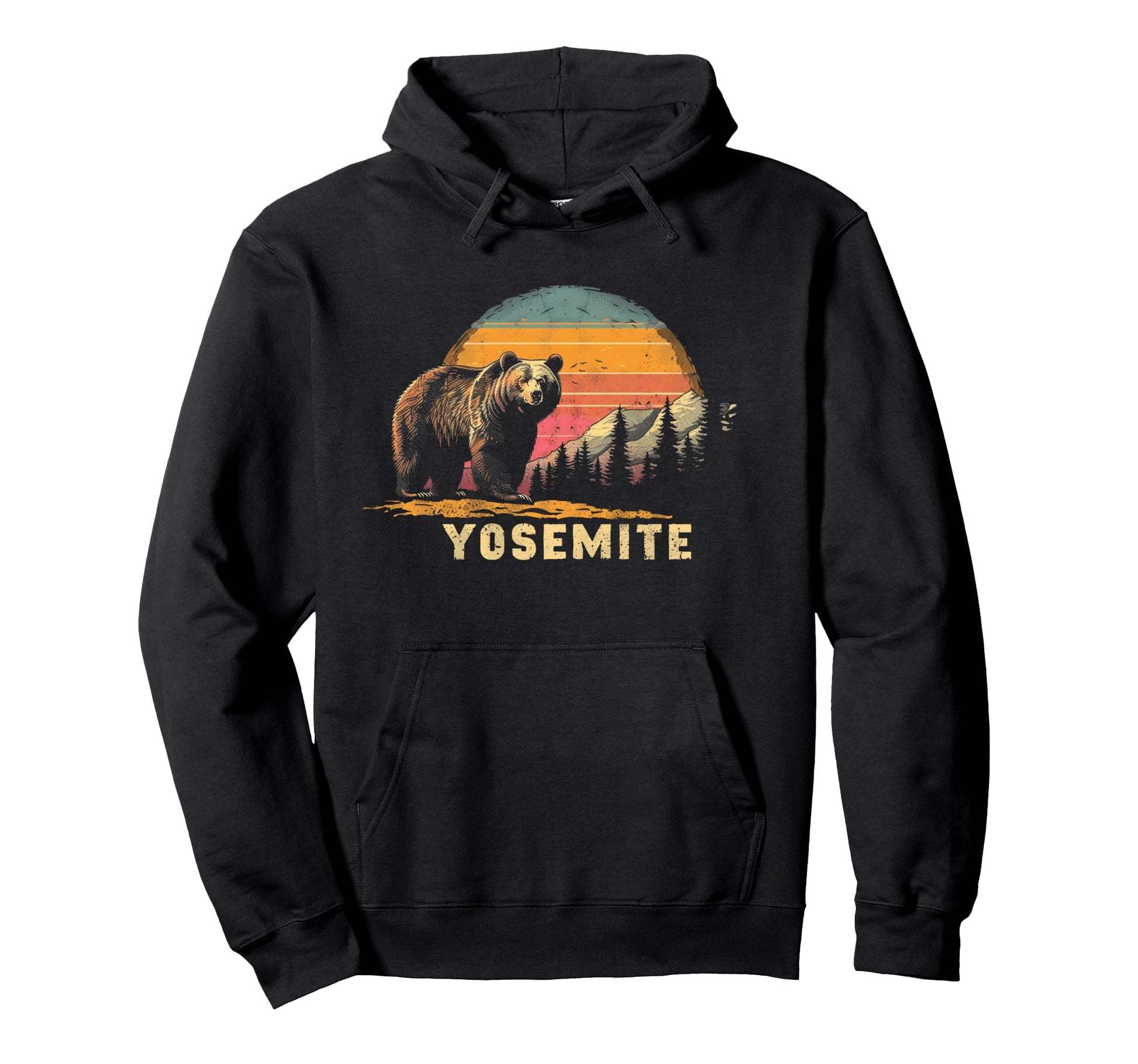 Yosemite Us National Park Hoodie - Unique Graphic for Adults - T-Shirt, Sweatshirt, Hoodie