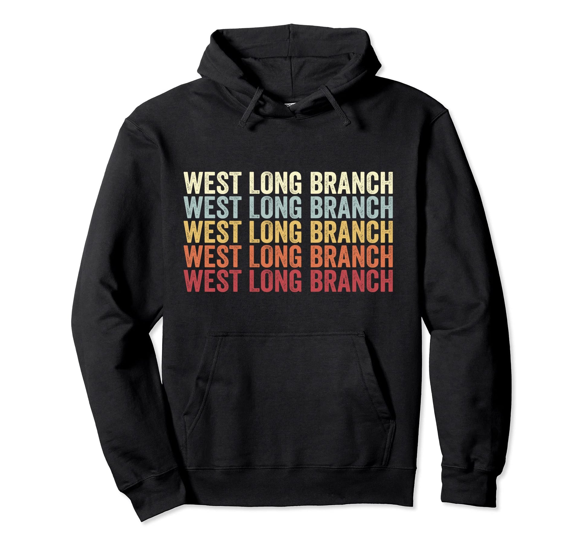 West Long Branch New Jersey West Long Hoodie - Graphic Print Men Women - T-Shirt, Sweatshirt, Hoodie