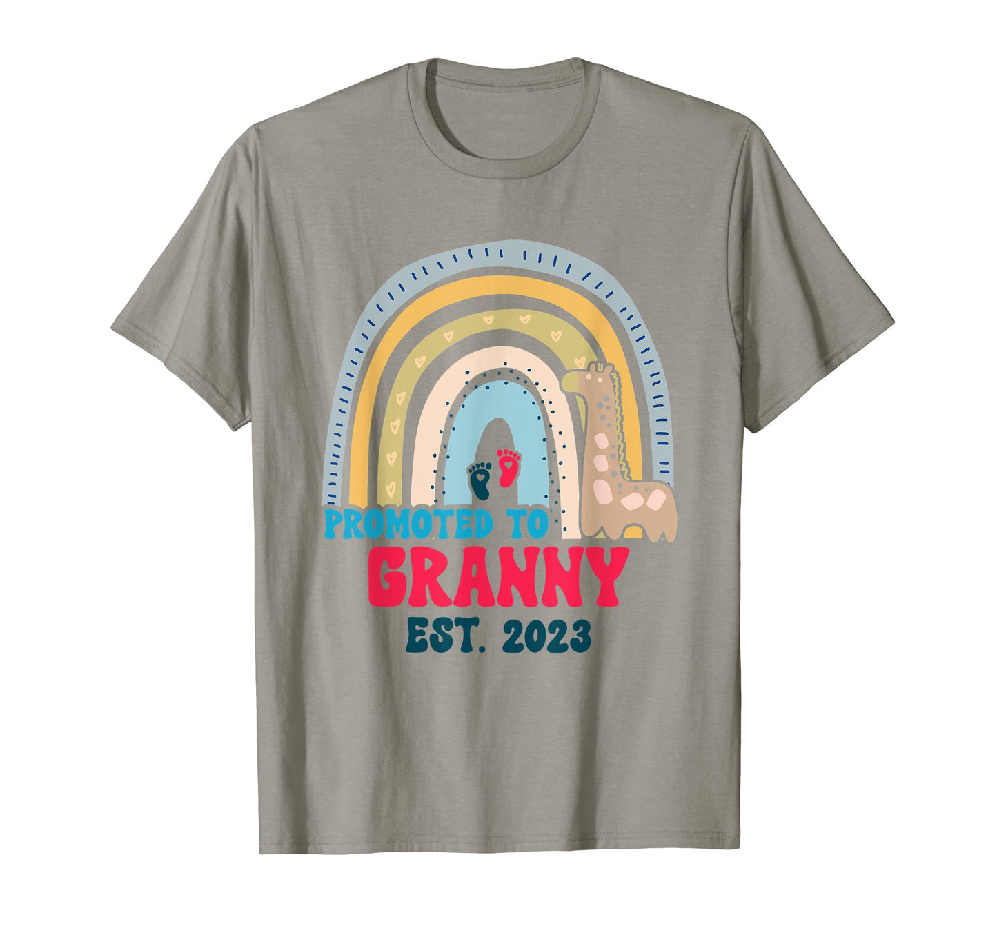 Promoted To Granny Est 2023 T-Shirt - Custom Art Print for Adults - T-Shirt, Sweatshirt, Hoodie