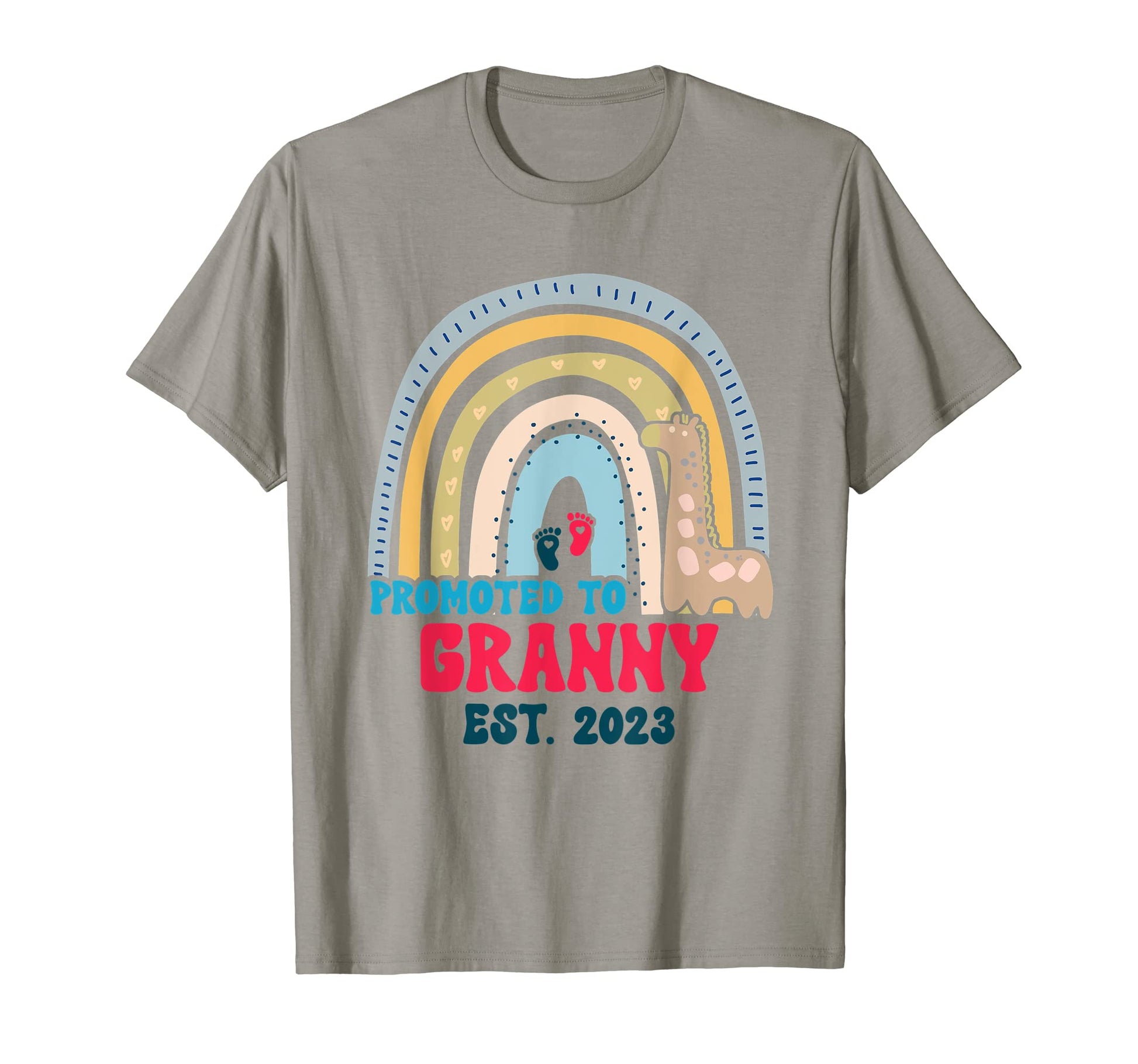 Promoted To Granny Est 2023 T-Shirt - Custom Art Print for Adults - T-Shirt, Sweatshirt, Hoodie
