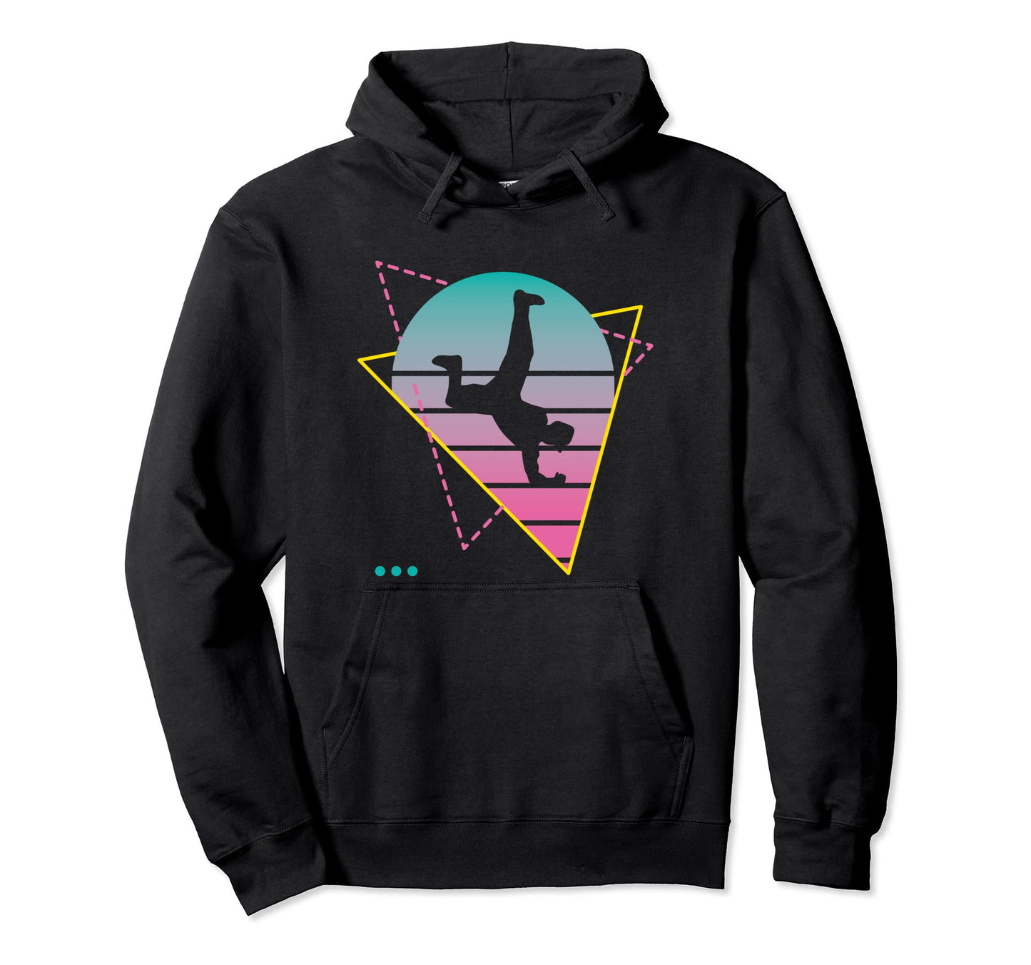 Breakdance Hip Hop Dance Vaporwave Hoodie - Aesthetic Graphic for Adults - T-Shirt, Sweatshirt, Hoodie