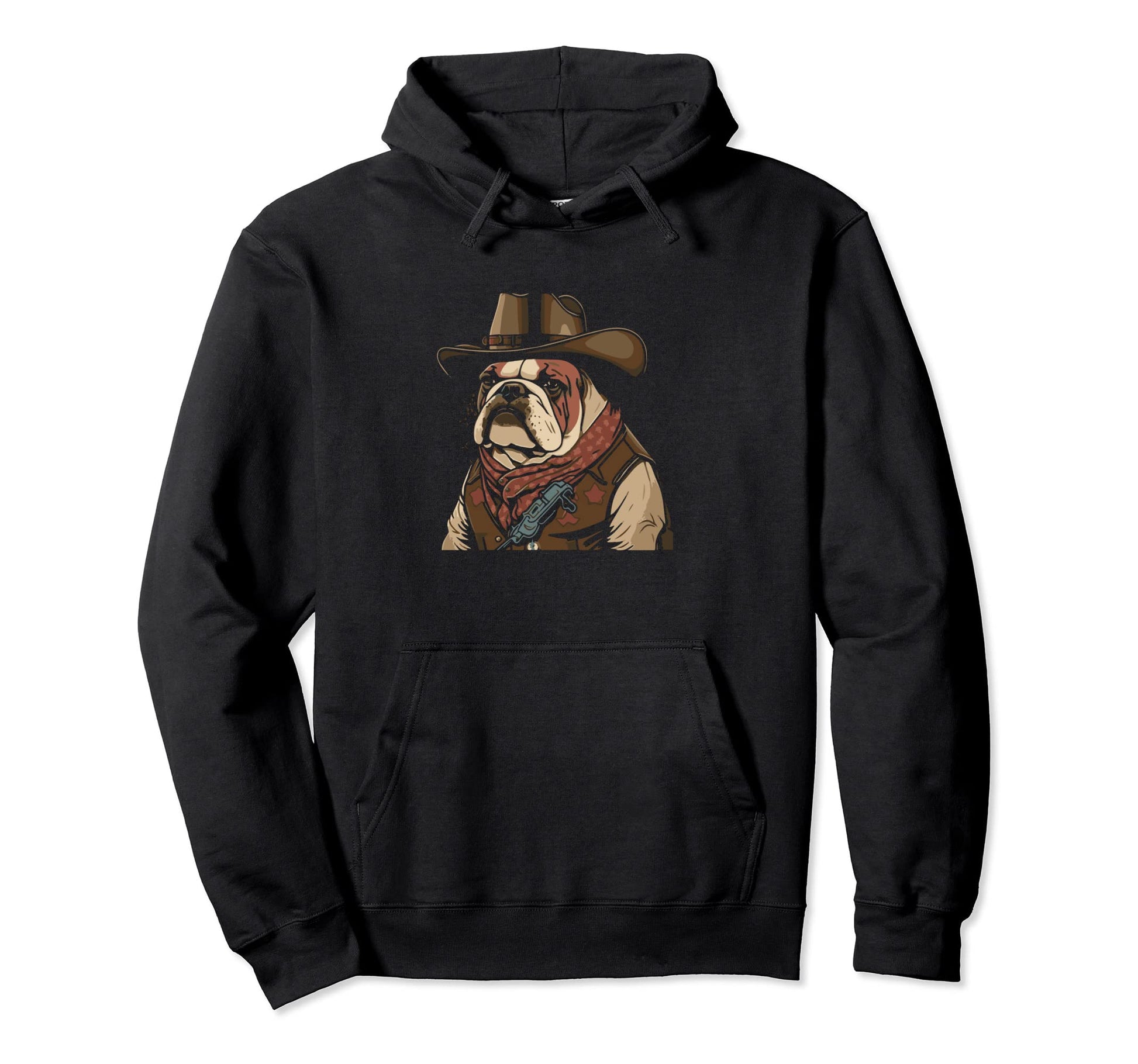 English Bulldog Funny Country Music Hoodie - Aesthetic Graphic for Adults - T-Shirt, Sweatshirt, Hoodie