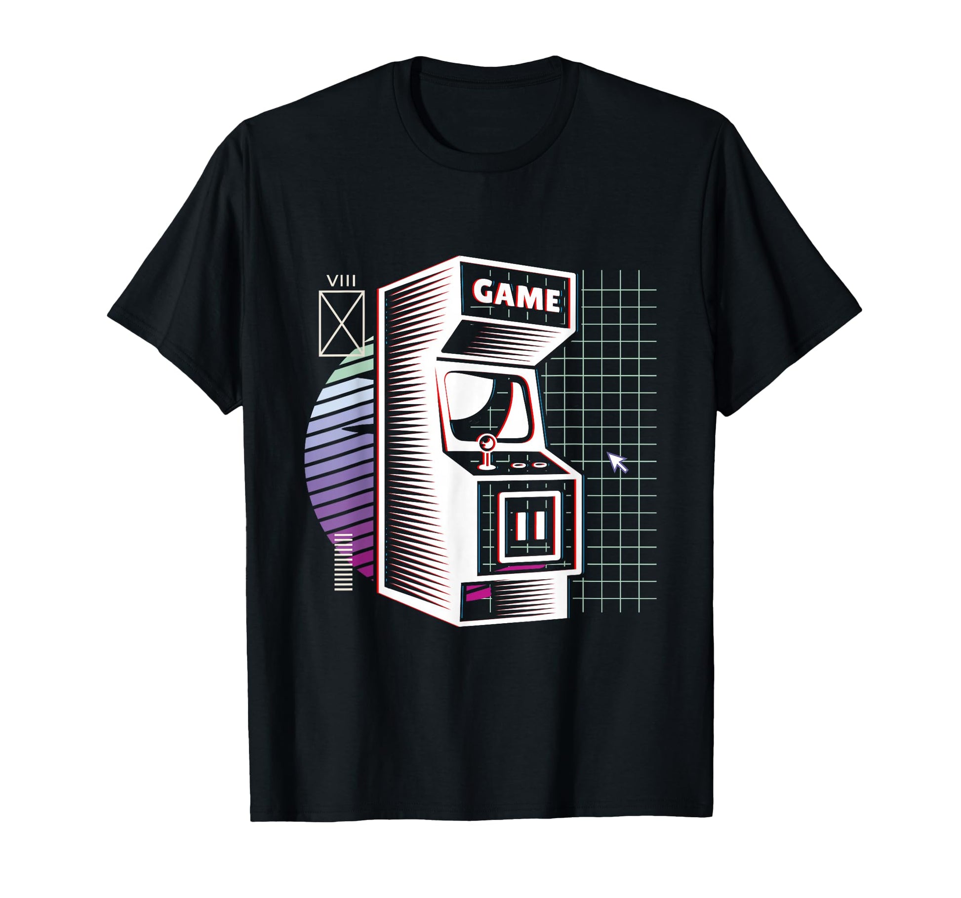 Synthwave Video Arcade Aesthetic Vaporwave T-Shirt - Trendy Graphic Unisex - T-Shirt, Sweatshirt, Hoodie