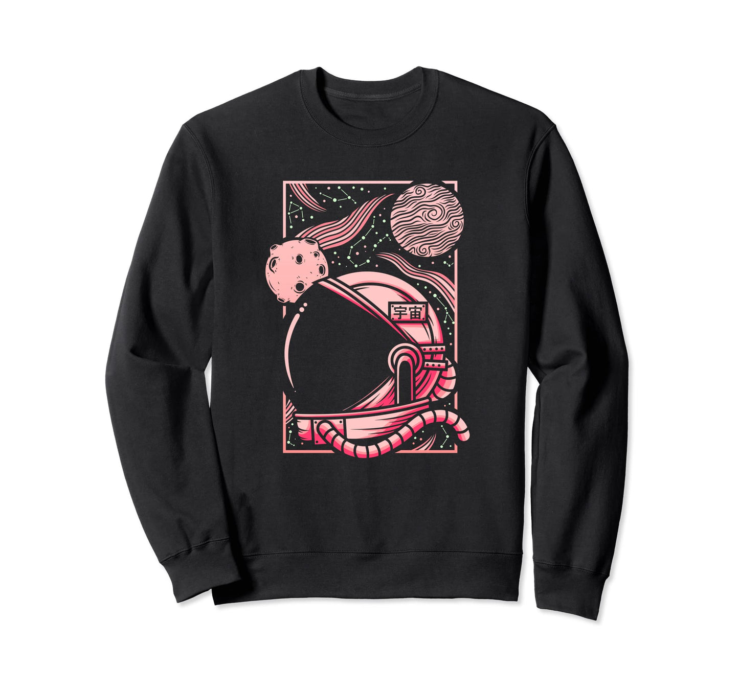 Vaporwave Aesthetic Japanese Sweatshirt - Streetwear Style for Adults - T-Shirt, Sweatshirt, Hoodie