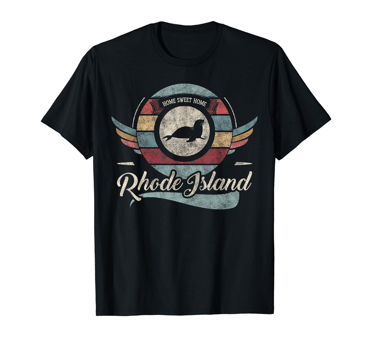 Rhode Island State Animal Seal T-Shirt - Aesthetic Graphic for Adults - T-Shirt, Sweatshirt, Hoodie