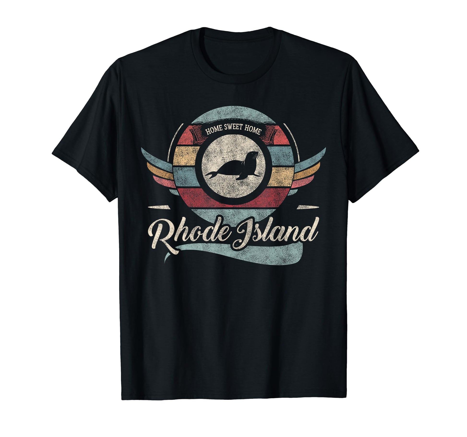 Rhode Island State Animal Seal T-Shirt - Aesthetic Graphic for Adults - T-Shirt, Sweatshirt, Hoodie