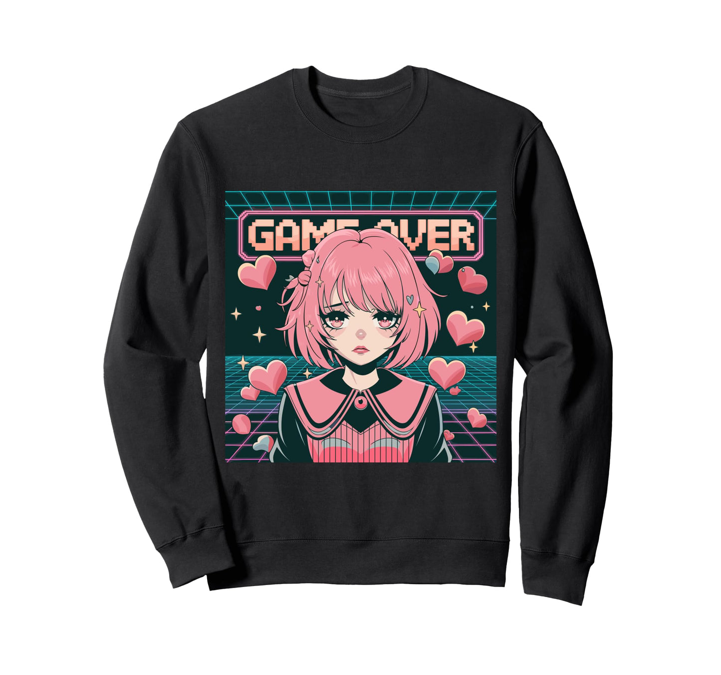 Japanese Anime Romance Cozy Sweatshirt - Unique Graphic Men Women - T-Shirt, Sweatshirt, Hoodie