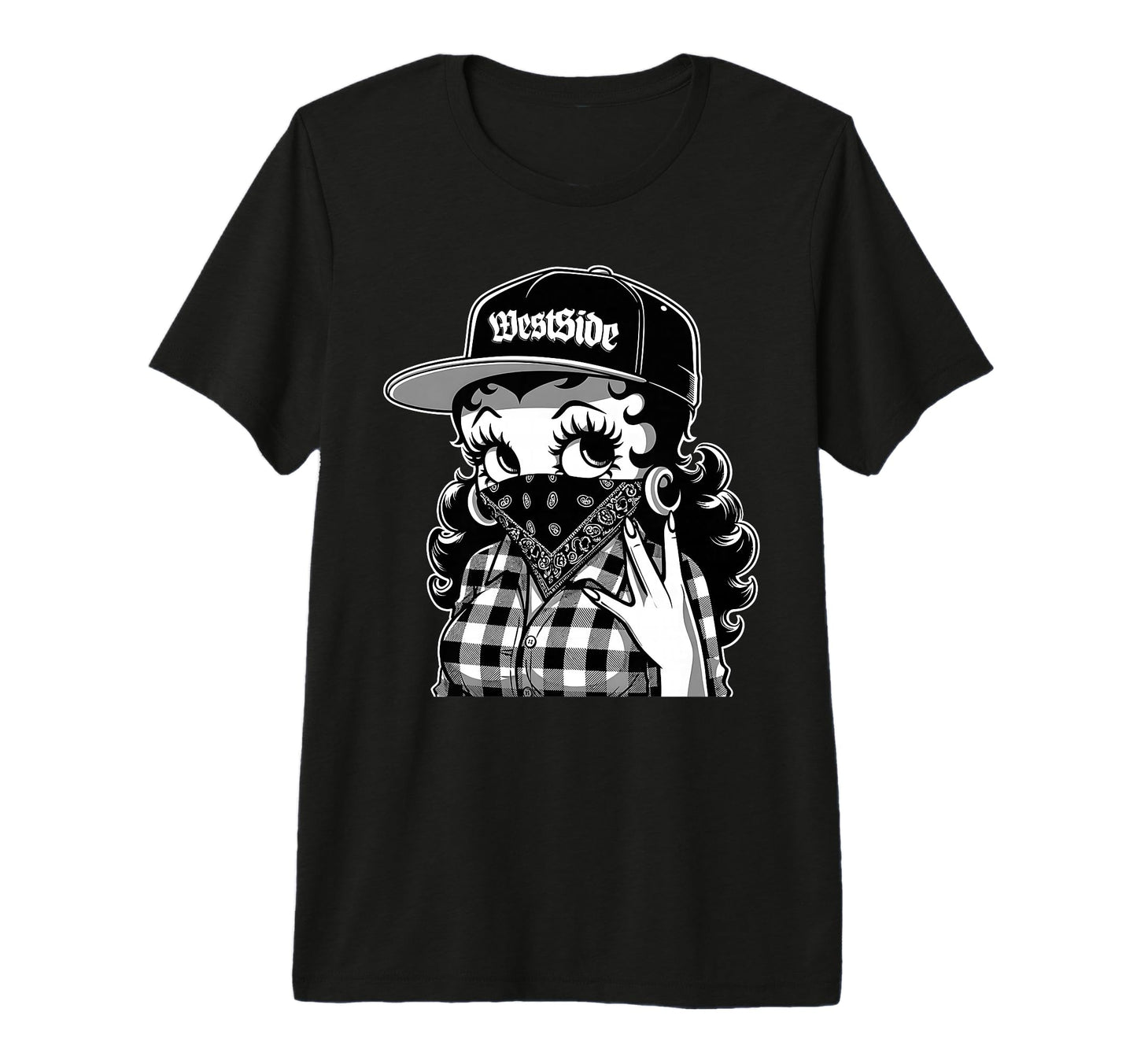 Westside Hand Sign Gang West T-Shirt - Casual Everyday Wear Men Women - T-Shirt, Sweatshirt, Hoodie