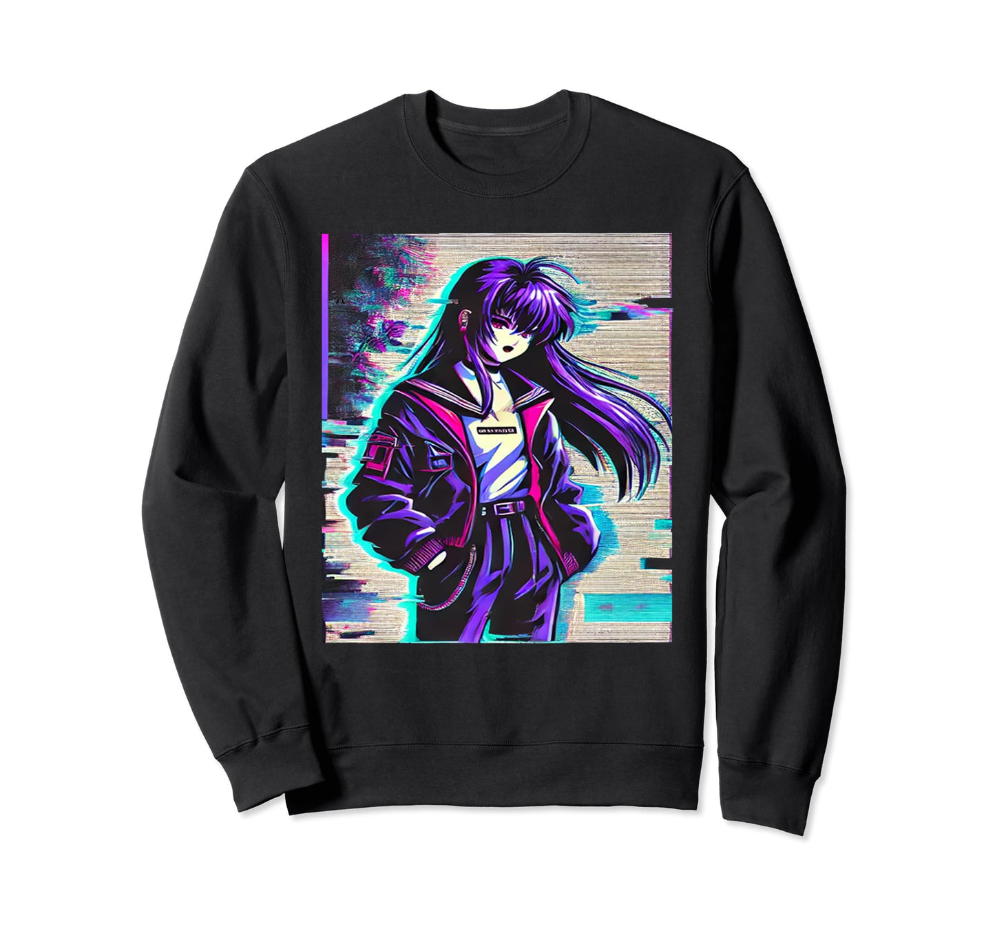 Aesthetic Vaporwave 90S Japanese Sweatshirt - Fun Novelty Design Unisex - T-Shirt, Sweatshirt, Hoodie