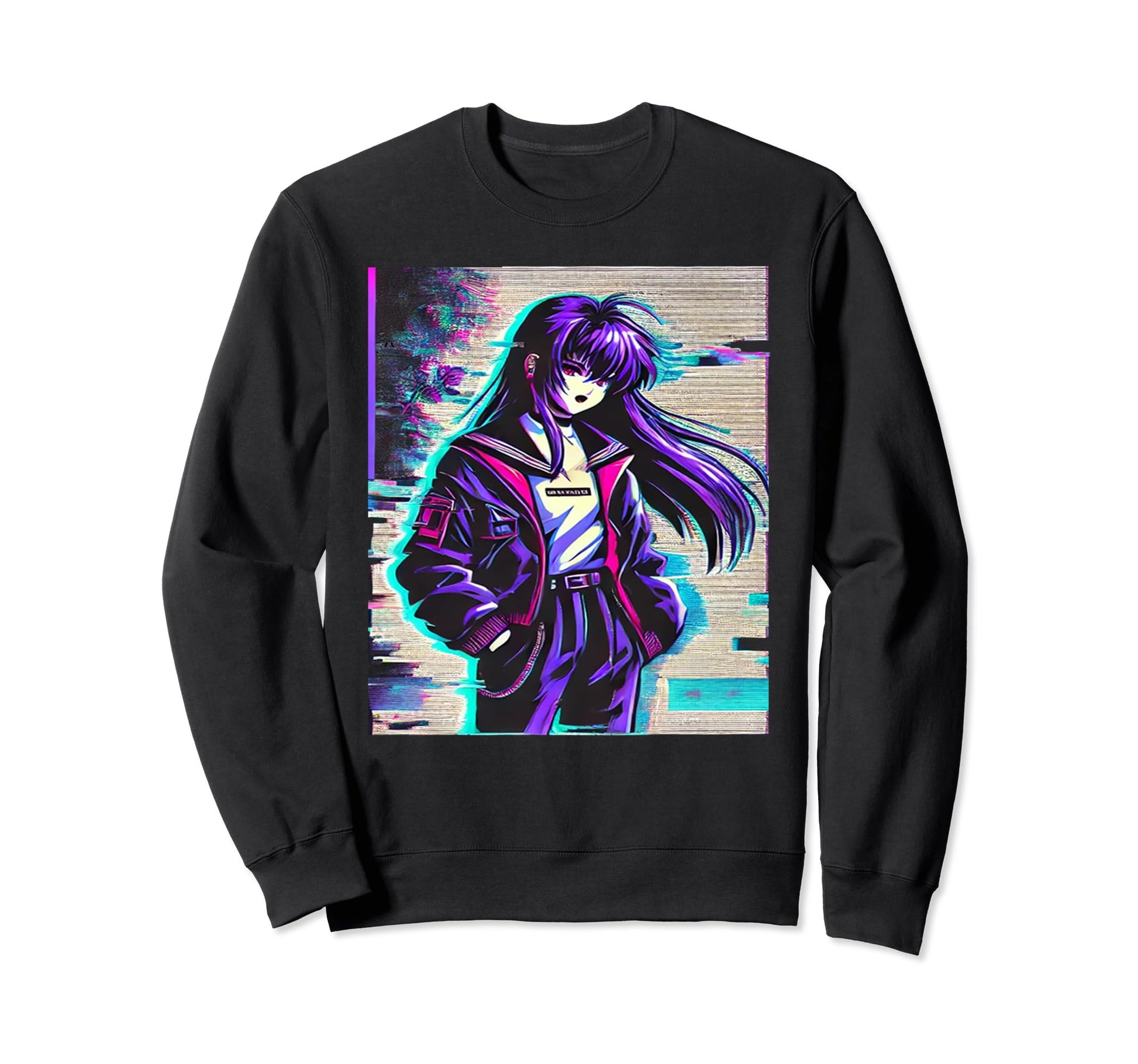 Aesthetic Vaporwave 90S Japanese Sweatshirt - Fun Novelty Design Unisex - T-Shirt, Sweatshirt, Hoodie