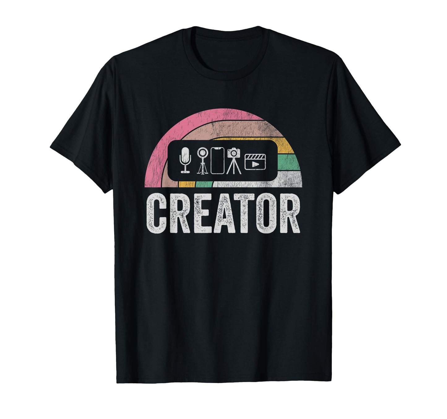 Content Creator Vlogger Influencer T-Shirt - Graphic Print Men Women - T-Shirt, Sweatshirt, Hoodie