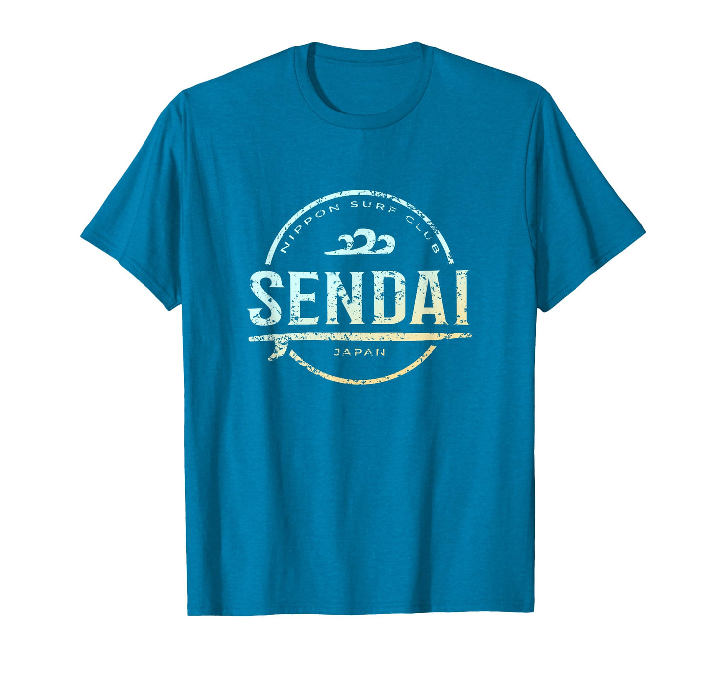 Sendai Miyagi Japan Sendai Japan Surf T-Shirt - Minimalist Print Men Women - T-Shirt, Sweatshirt, Hoodie