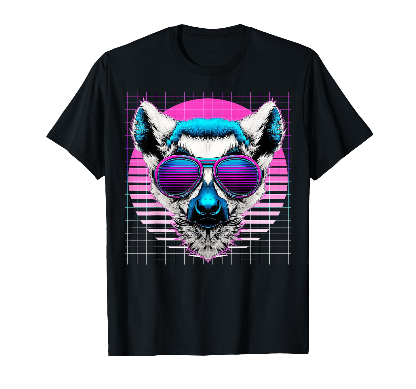 Lemur Sunglasses Ring Tailed T-Shirt - Casual Everyday Wear for Adults - T-Shirt, Sweatshirt, Hoodie