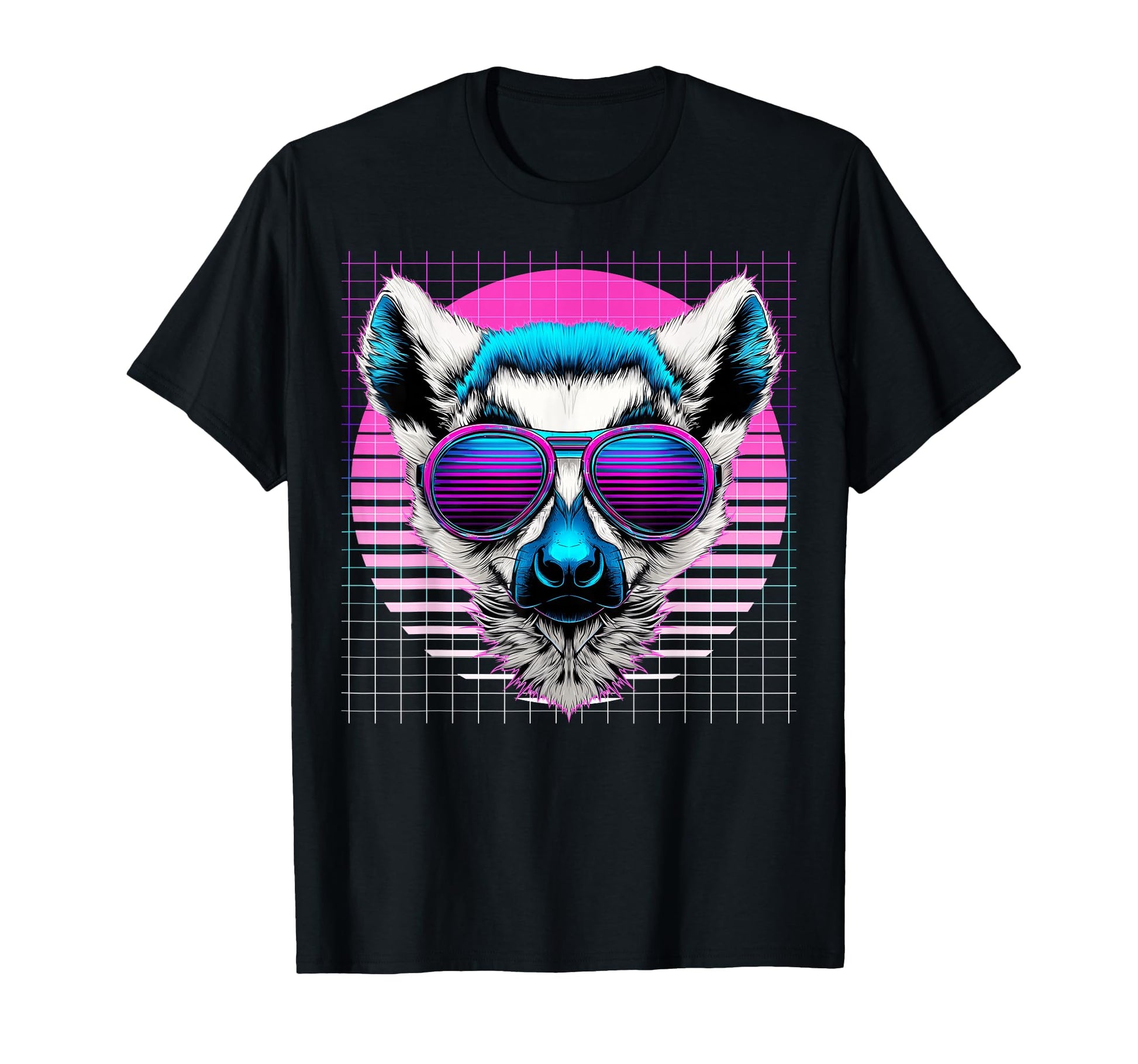 Lemur Sunglasses Ring Tailed T-Shirt - Casual Everyday Wear for Adults - T-Shirt, Sweatshirt, Hoodie