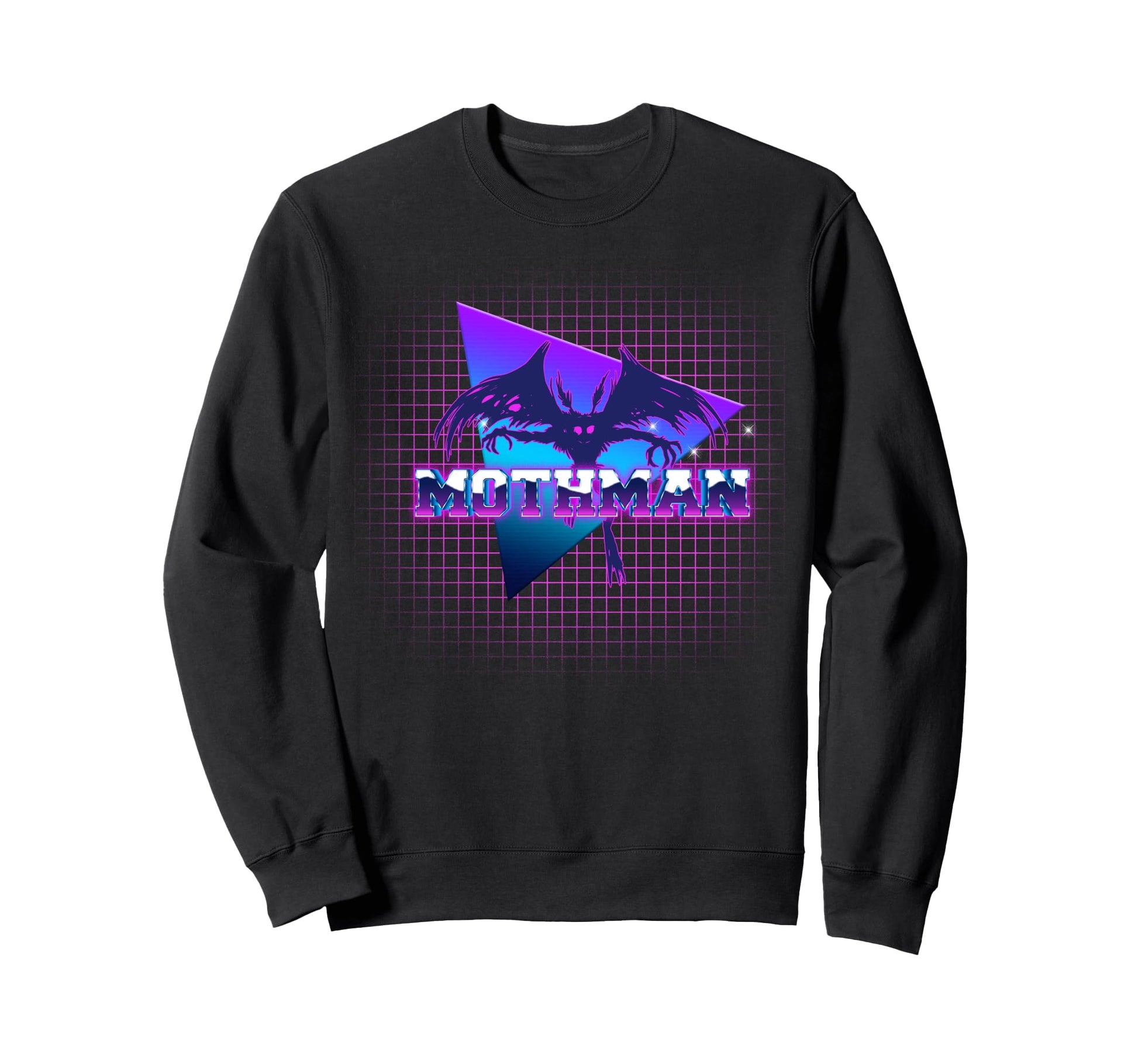 Vaporwave Aesthetic Mothman Sweatshirt - Unique Graphic Men Women - T-Shirt, Sweatshirt, Hoodie