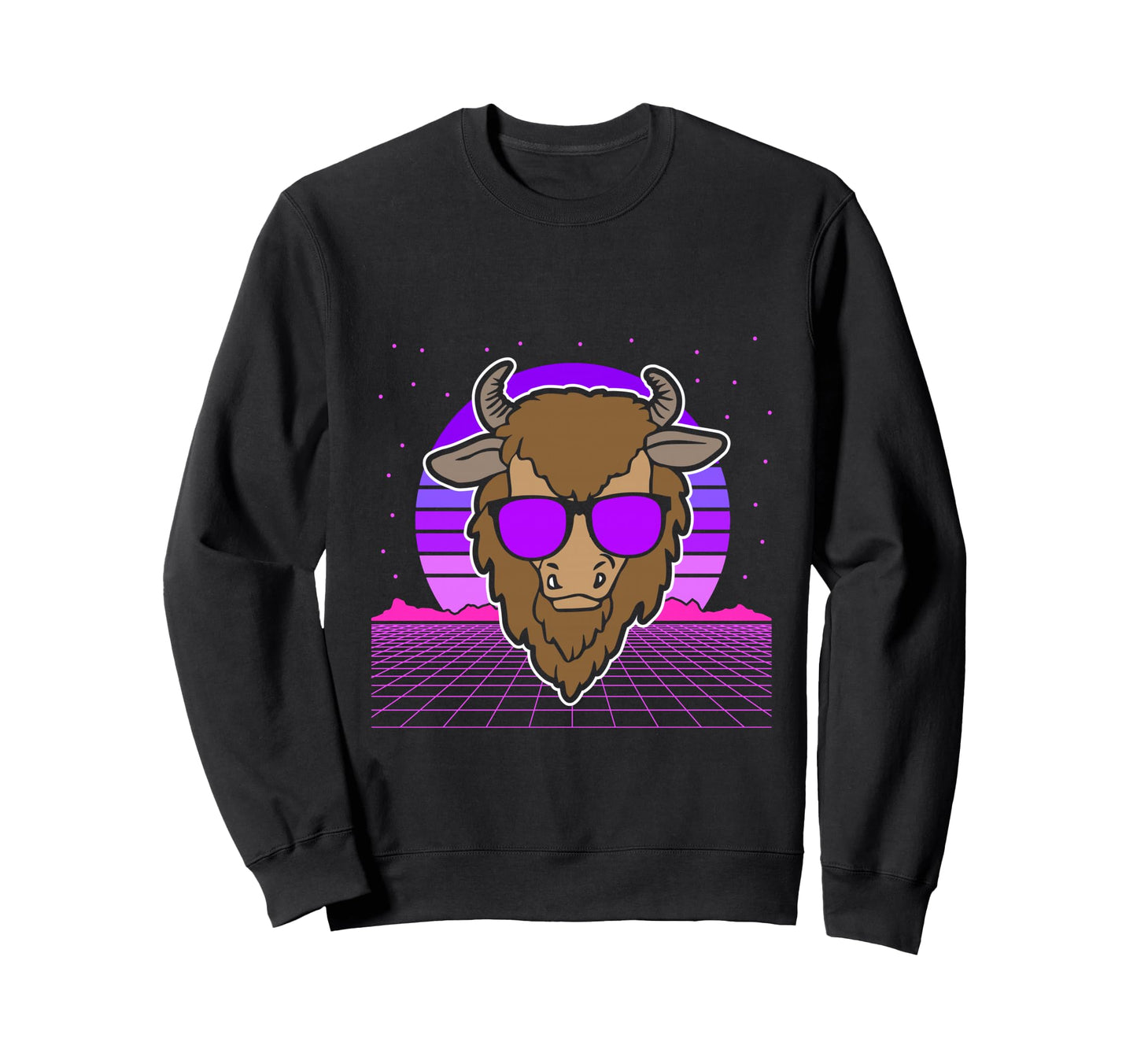 Aesthetic Vaporwave Outfits Buffalo Sweatshirt - Minimalist Print Unisex - T-Shirt, Sweatshirt, Hoodie