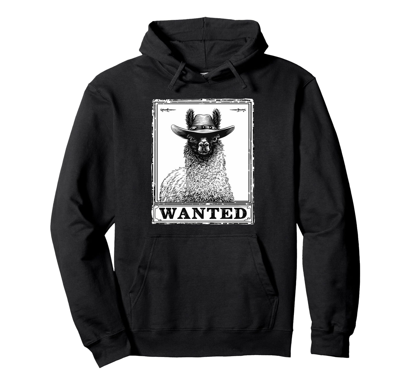 Alpaca Cowboy Rodeo Cowgirl Western Hoodie - Custom Art Print Men Women - T-Shirt, Sweatshirt, Hoodie