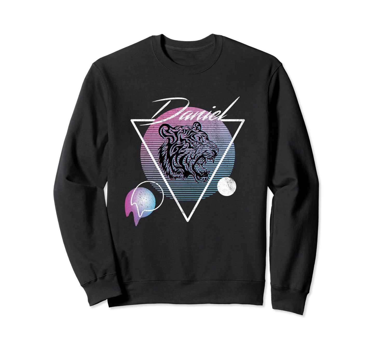 Daniel Name Vaporwave Aesthetic Sweatshirt - Minimalist Print Men Women - T-Shirt, Sweatshirt, Hoodie