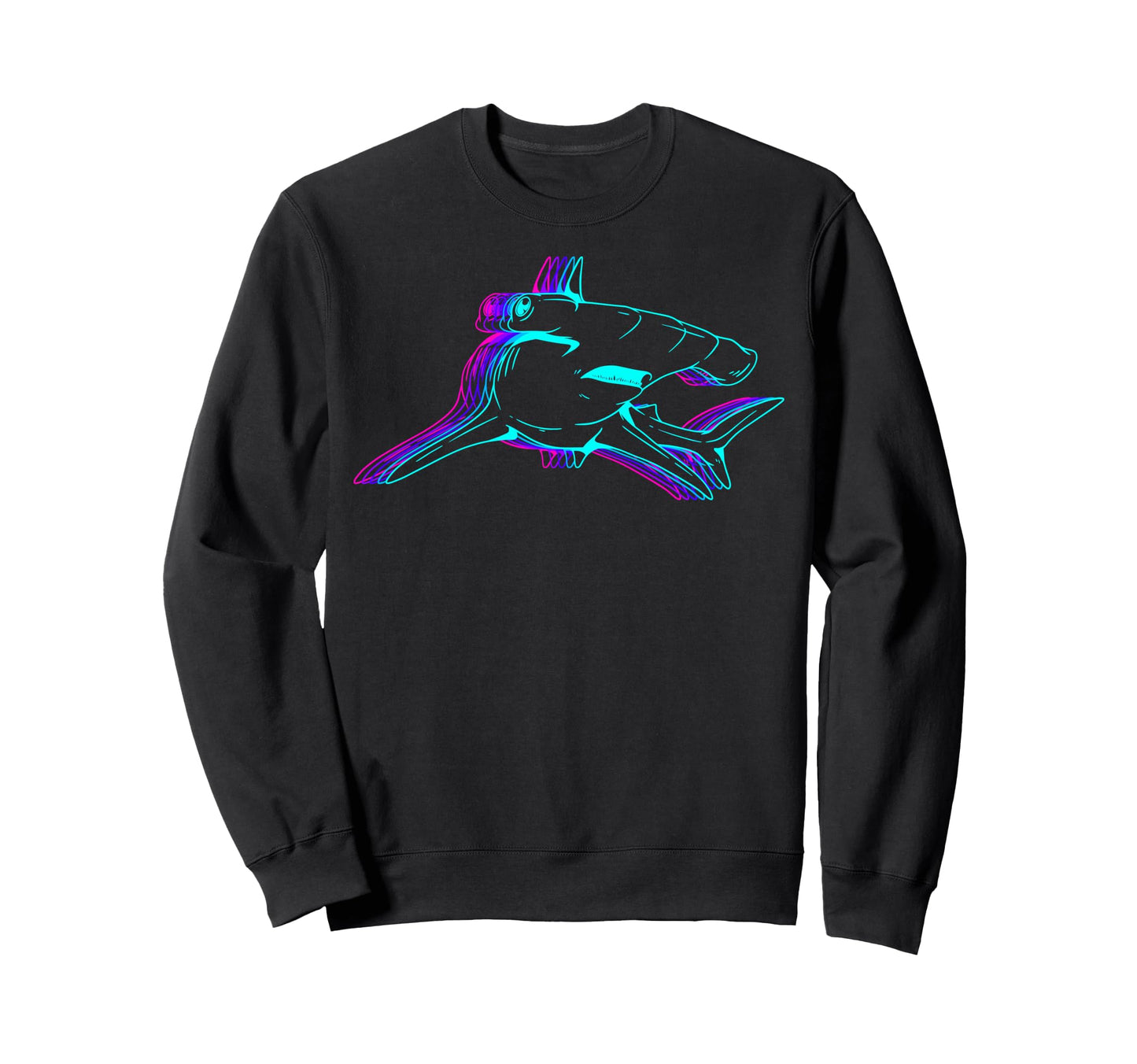 Hammerhead Shark Ocean Animal Sweatshirt - Casual Everyday Wear Men Women - T-Shirt, Sweatshirt, Hoodie
