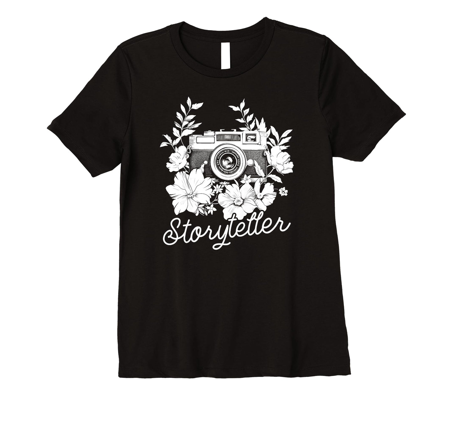 Womens Photographer Storyteller Camera T-Shirt - Trendy Graphic Unisex - T-Shirt, Sweatshirt, Hoodie