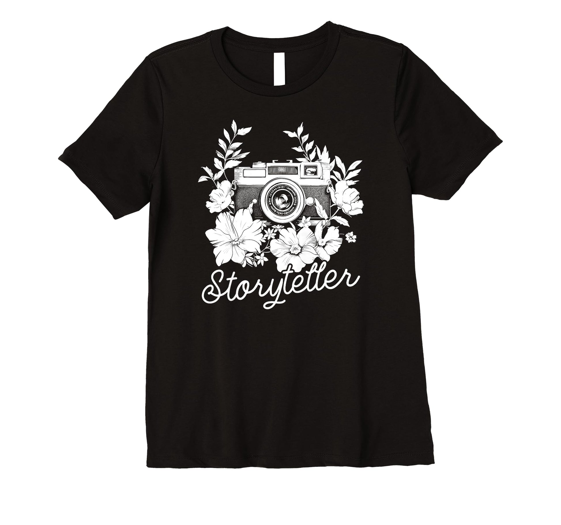 Womens Photographer Storyteller Camera T-Shirt - Trendy Graphic Unisex - T-Shirt, Sweatshirt, Hoodie