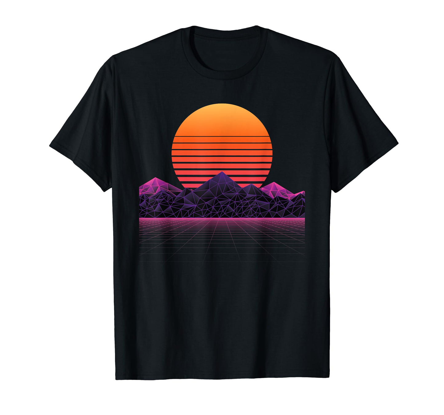 Sunset Vaporwave Aesthetic T-Shirt - Graphic Print Men Women - T-Shirt, Sweatshirt, Hoodie