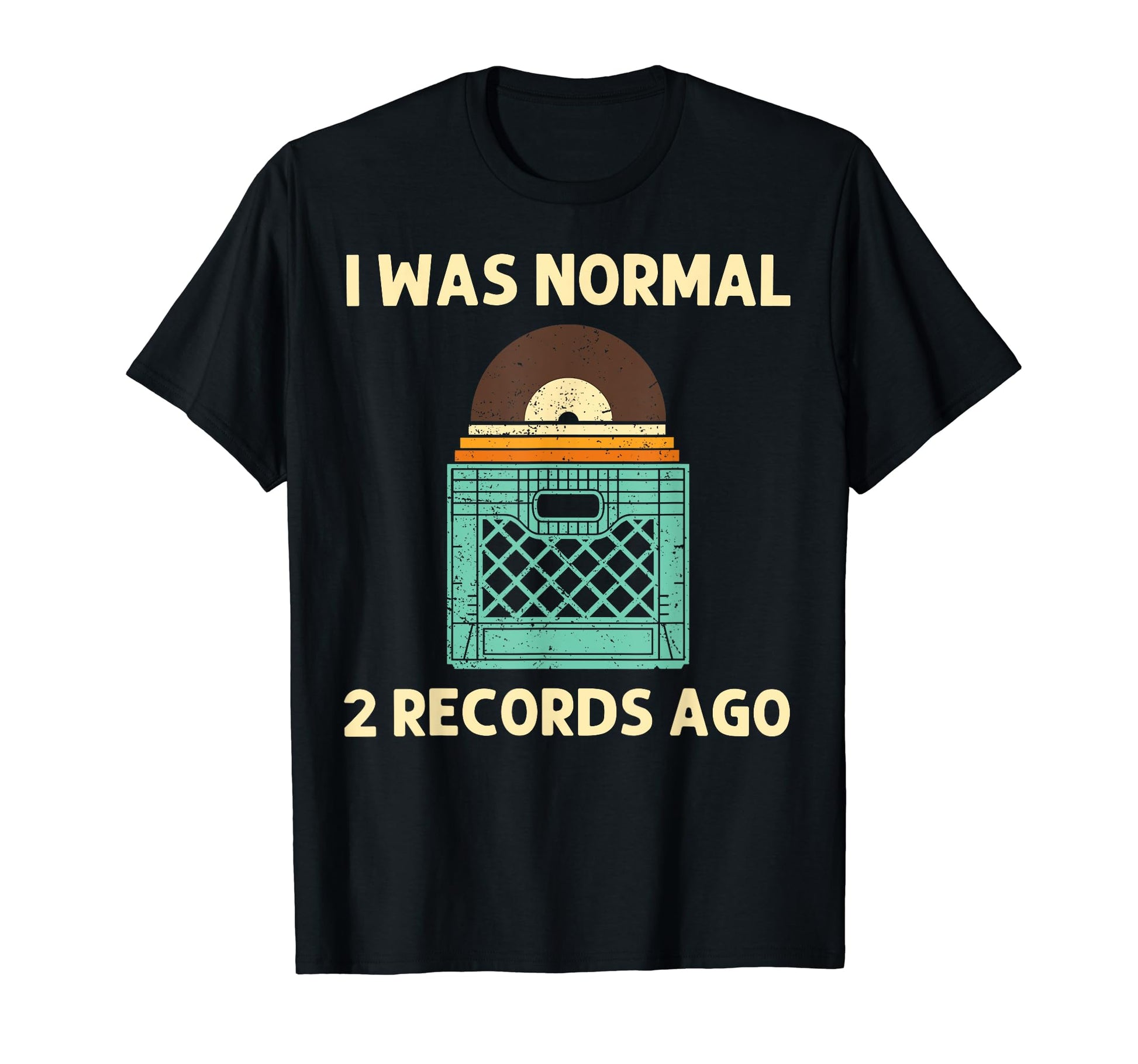 Vinyl Dj Vinyl Record Lovers Music Player T-Shirt - Minimalist Print Unisex - T-Shirt, Sweatshirt, Hoodie